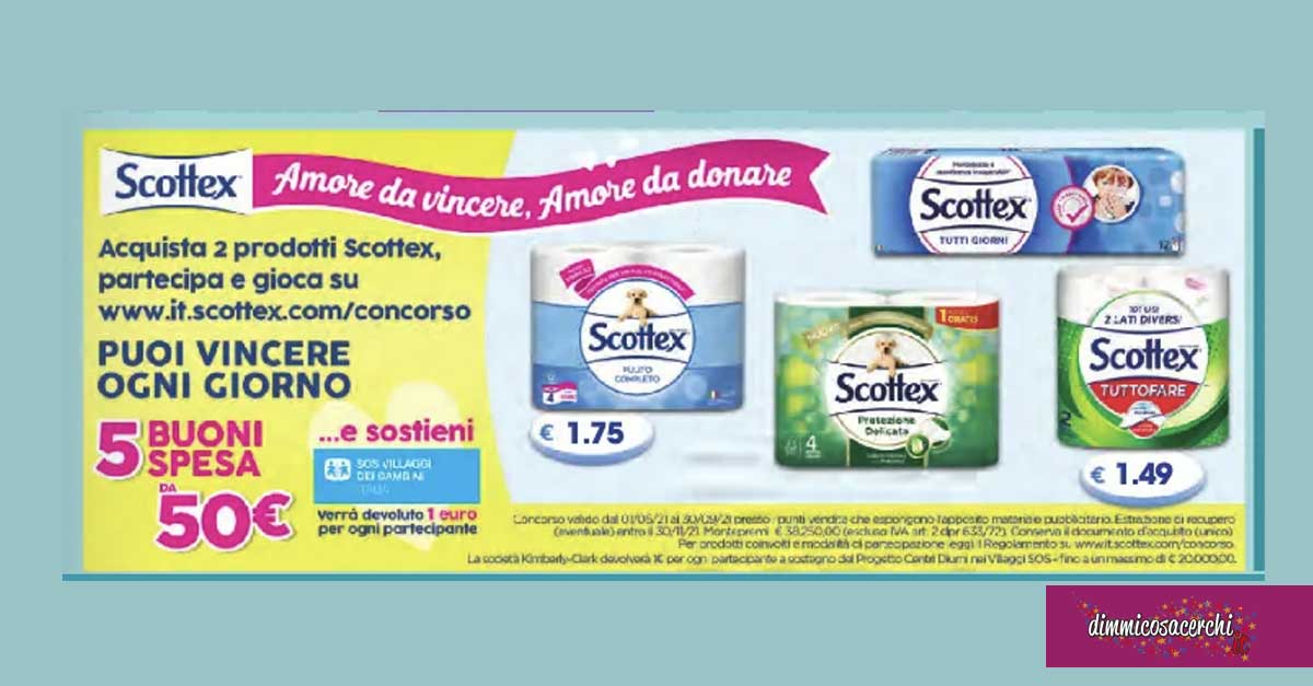 Scottex "Amore da vincere, amore da donare