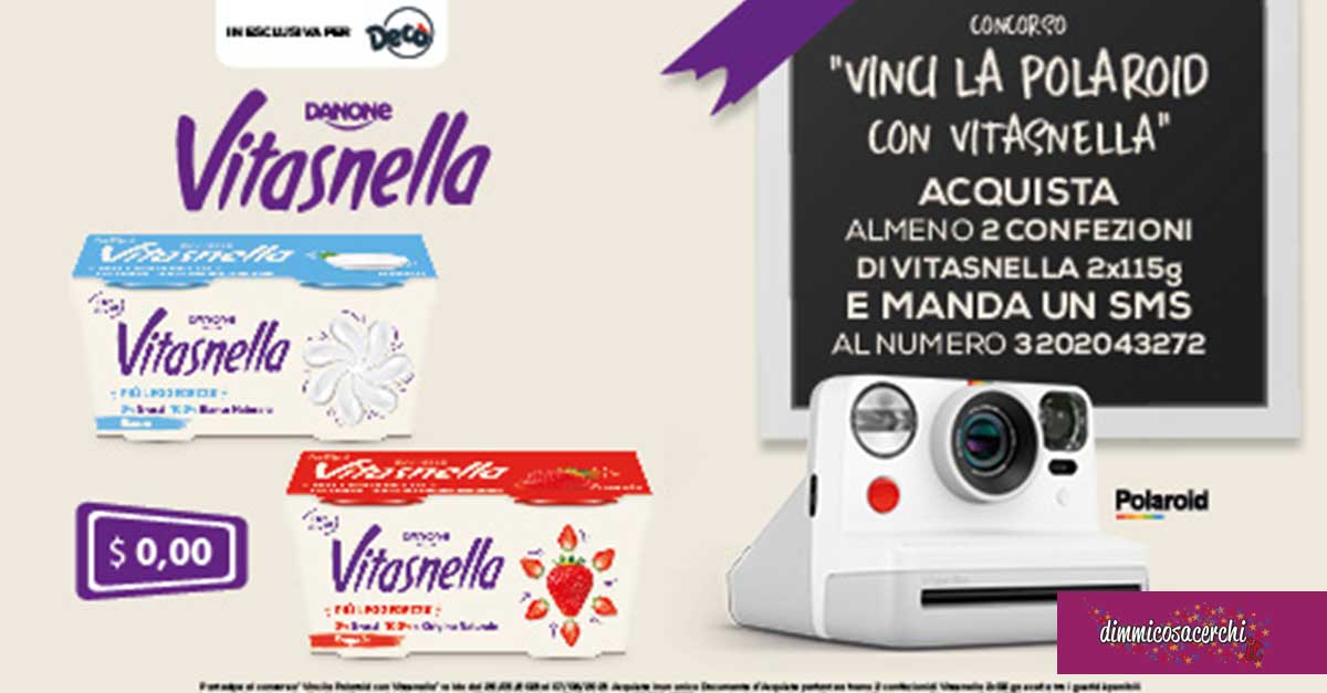 Vinci Polaroid con Vitasnella