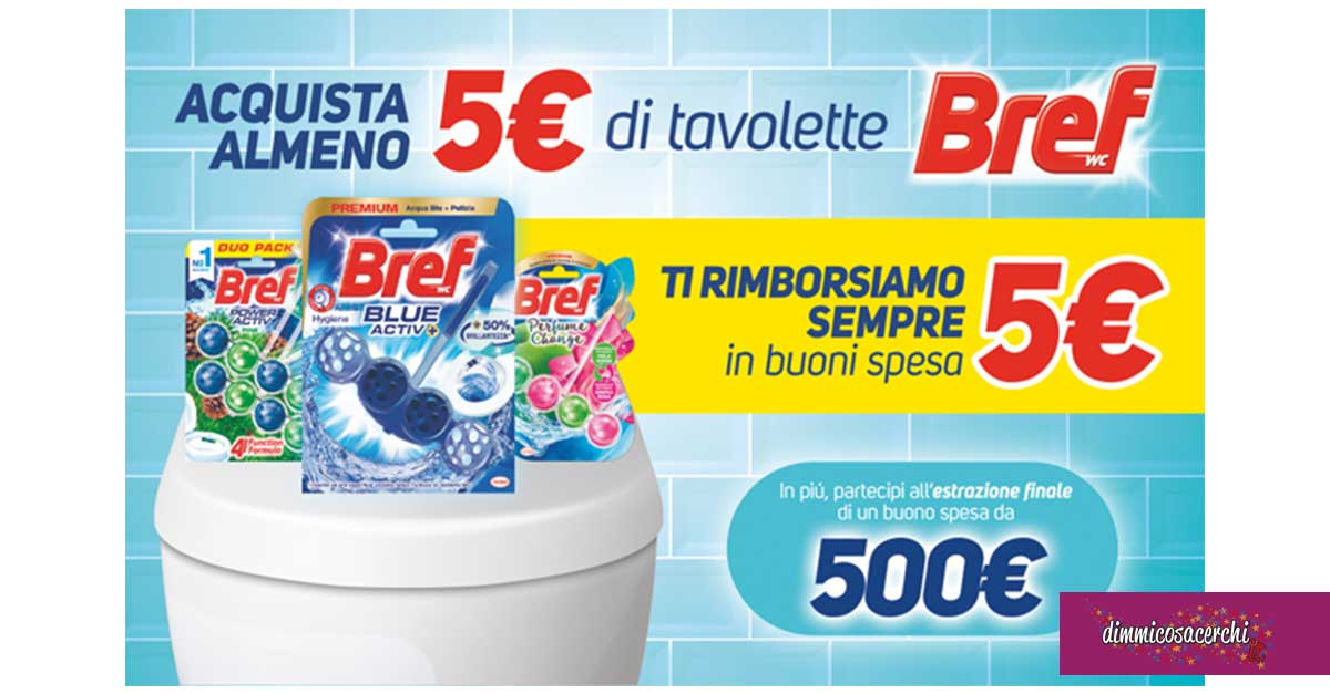 Cashback Bref Buono Spesa 5€