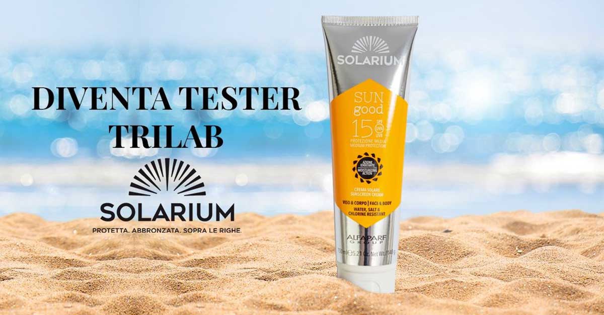 Diventa Tester Trilab per Solarium