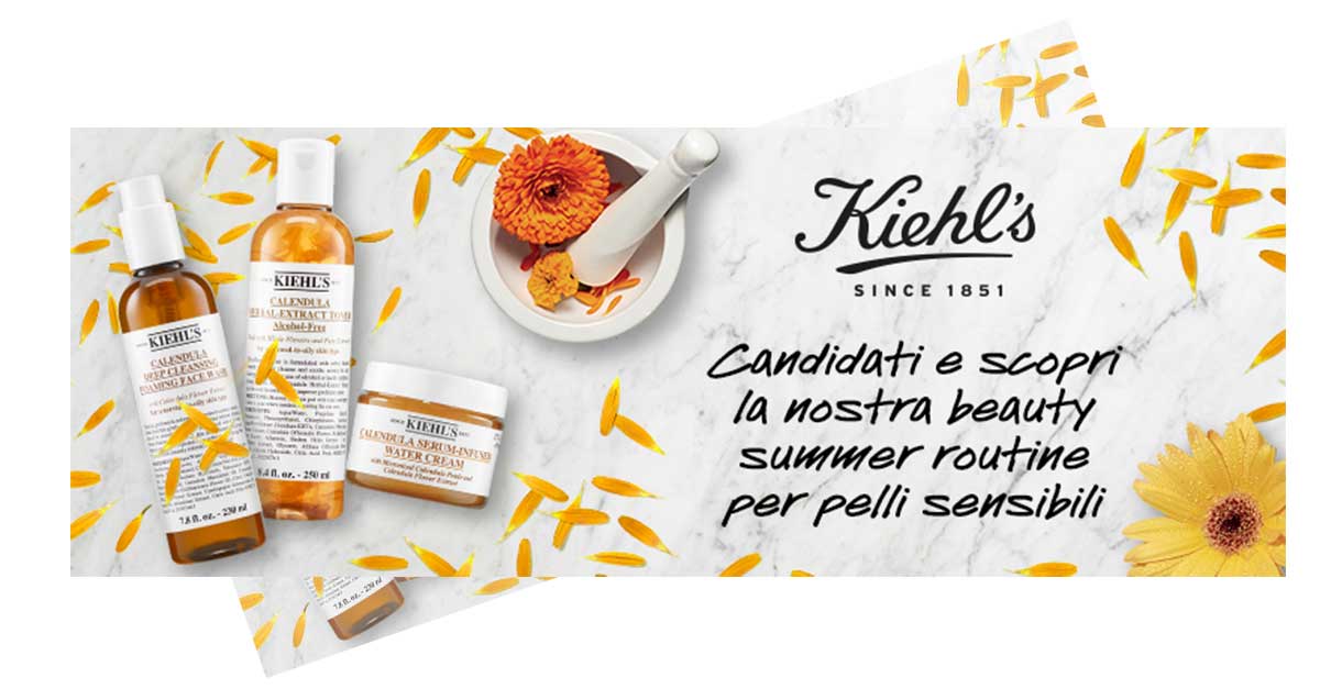 Kiehl's: diventa tester prodotti calendula