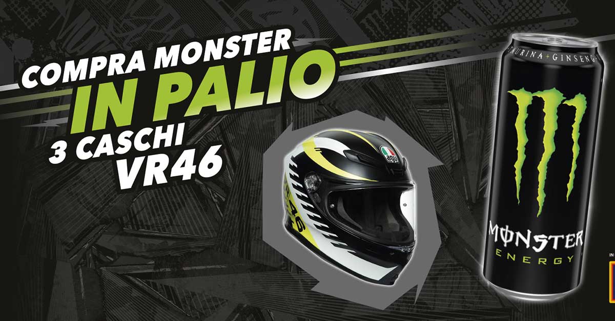 Monster Energy: vinci casco VR46