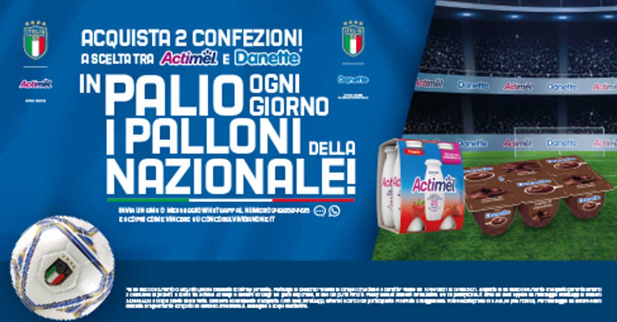 Scendi in campo con Actimel e Danette