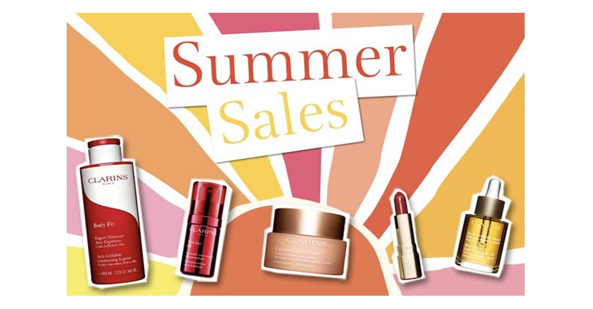 clarins summer sale