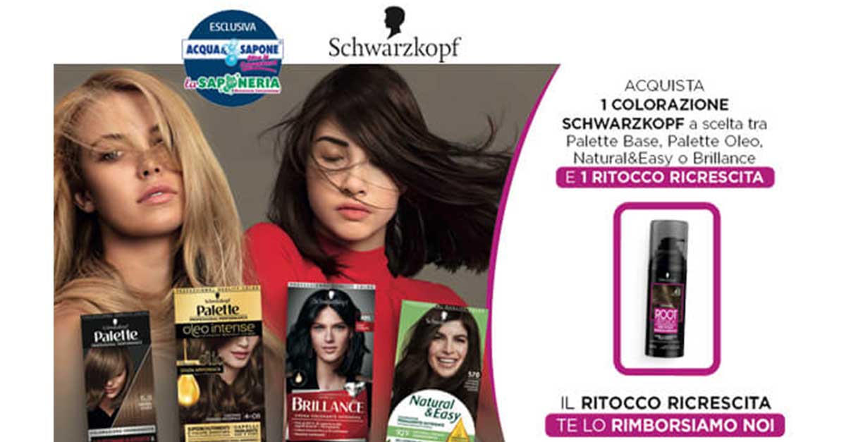 Cashback Schwarzkopf Ritocco Ricrescita