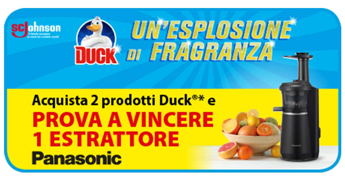 Concorso "Duck ti regala un estrattore