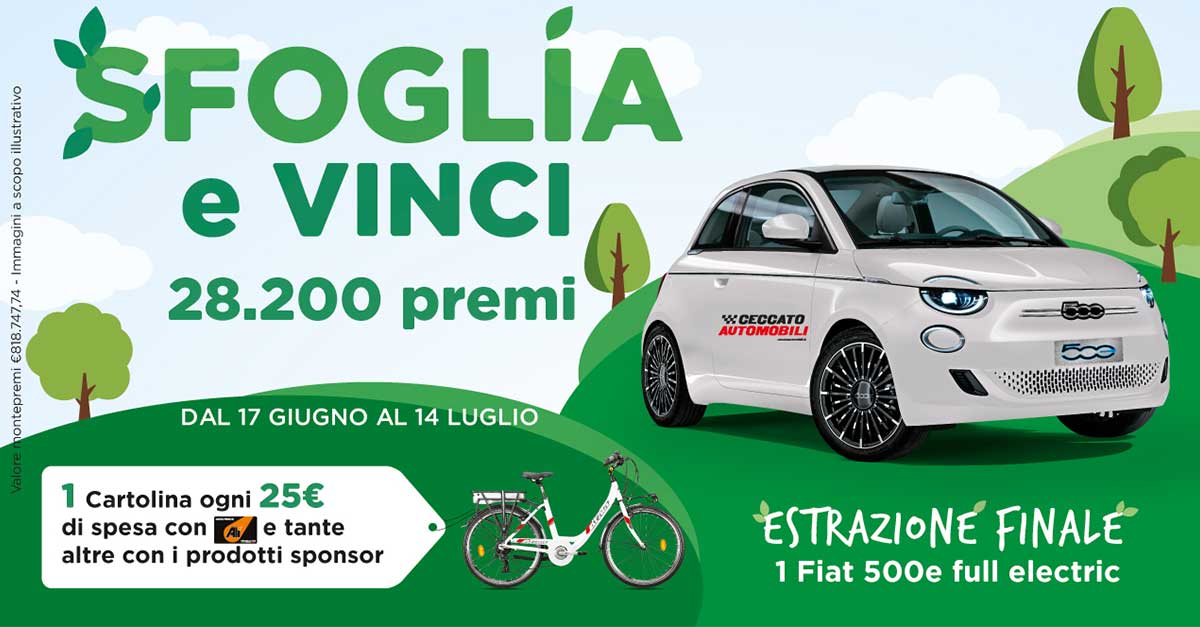 Concorso Sfoglia e Vinci Alì supermercati