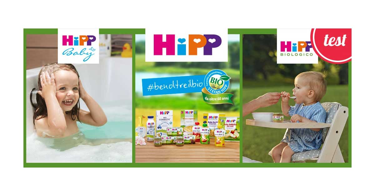 Diventa tester Kit Baby&Bio - Hipp