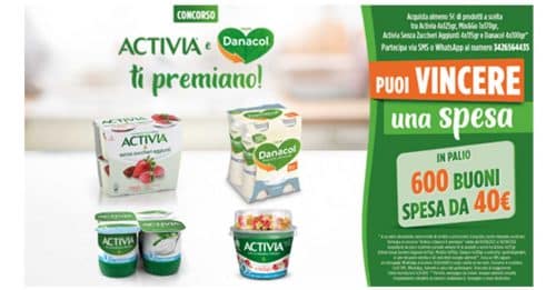 Activia e Danacol ti premiano