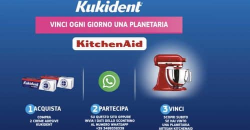 Concorso Kukident "Vinci una planetaria al giorno