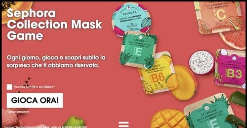 Concorso Sephora Collection Mask Game