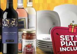 Giordano Vini: offerta piatti Bormioli