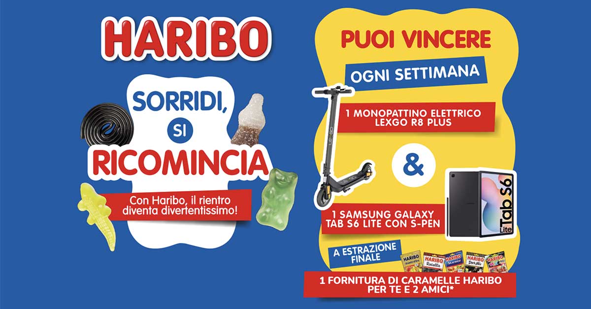 Concorso "Si ricomincia da Haribo"