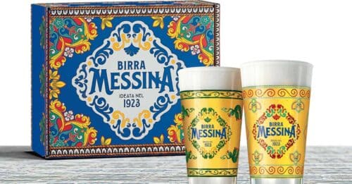 Bicchieri birra Messina omaggio