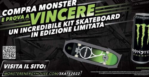 Monster: vinci Skateboard in edizione limitata