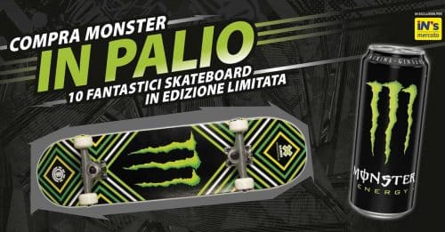 Monster: vinci Skateboard in edizione limitata Monster: vinci Skateboard in edizione limitata
