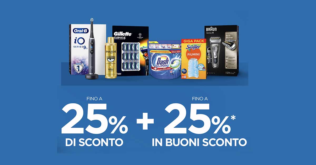 P&G "Raddoppia il risparmio