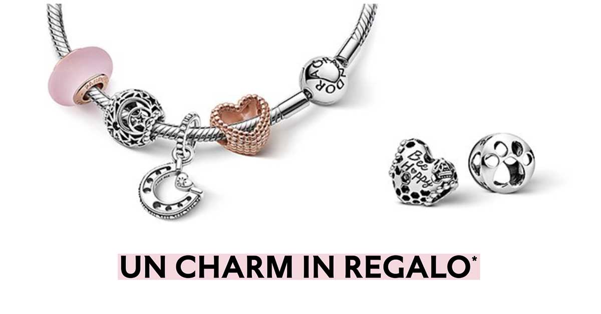 Pandora charm in regalo