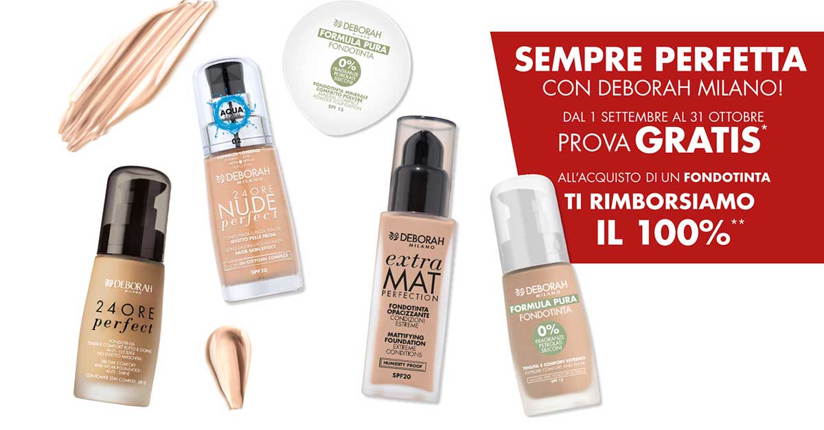 Prova gratis Deborah Milano