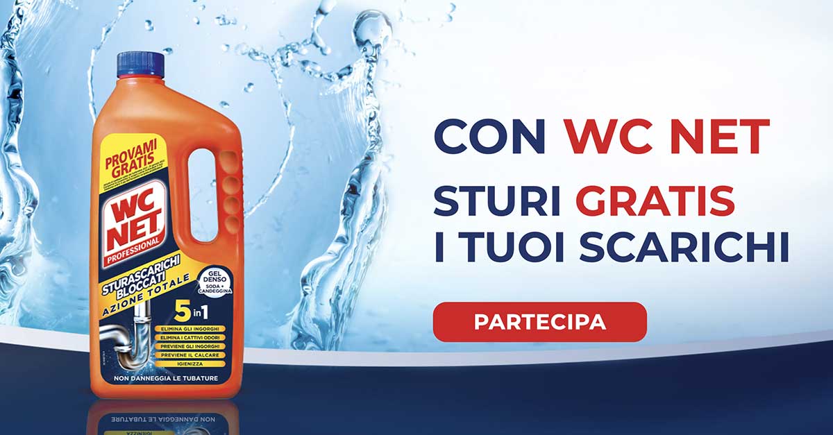 Stura gratis i tuoi scarichi con Wc net