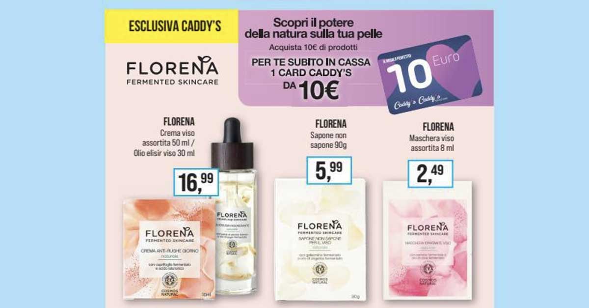 Florena ti regala una gift card Caddy's