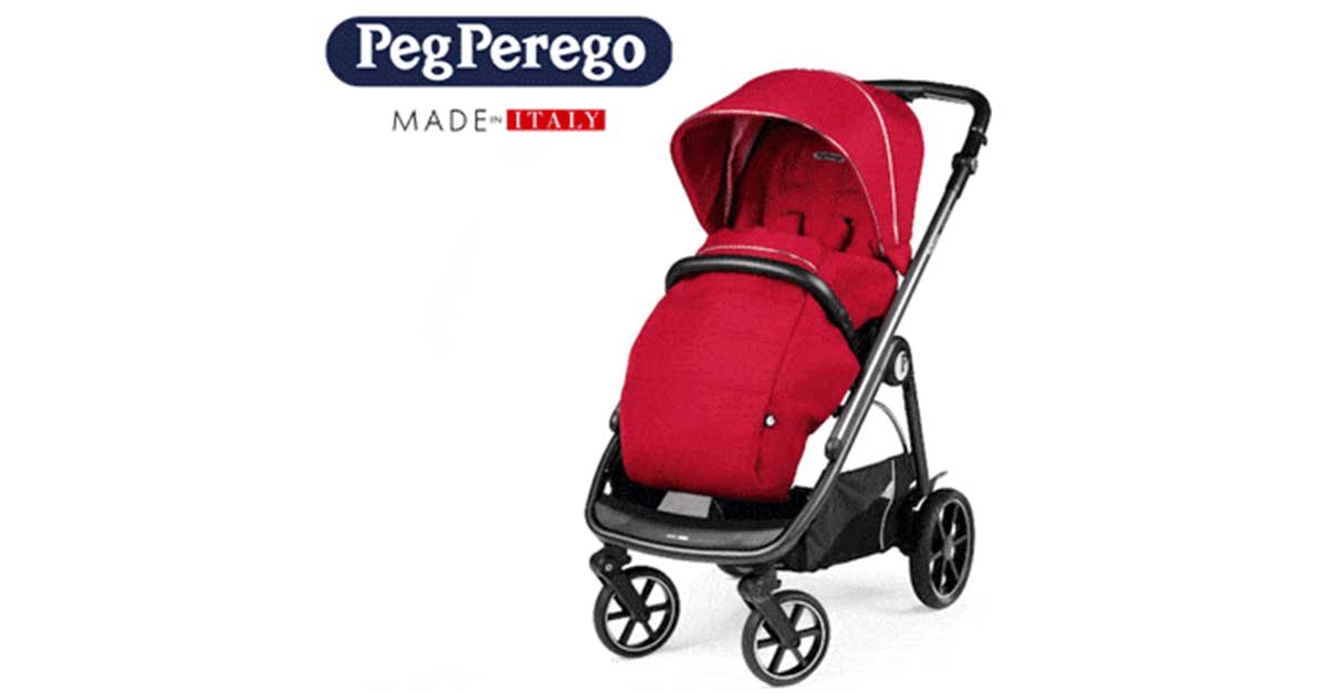 Passeggino Veloce Red Shine Peg Perego: diventa tester