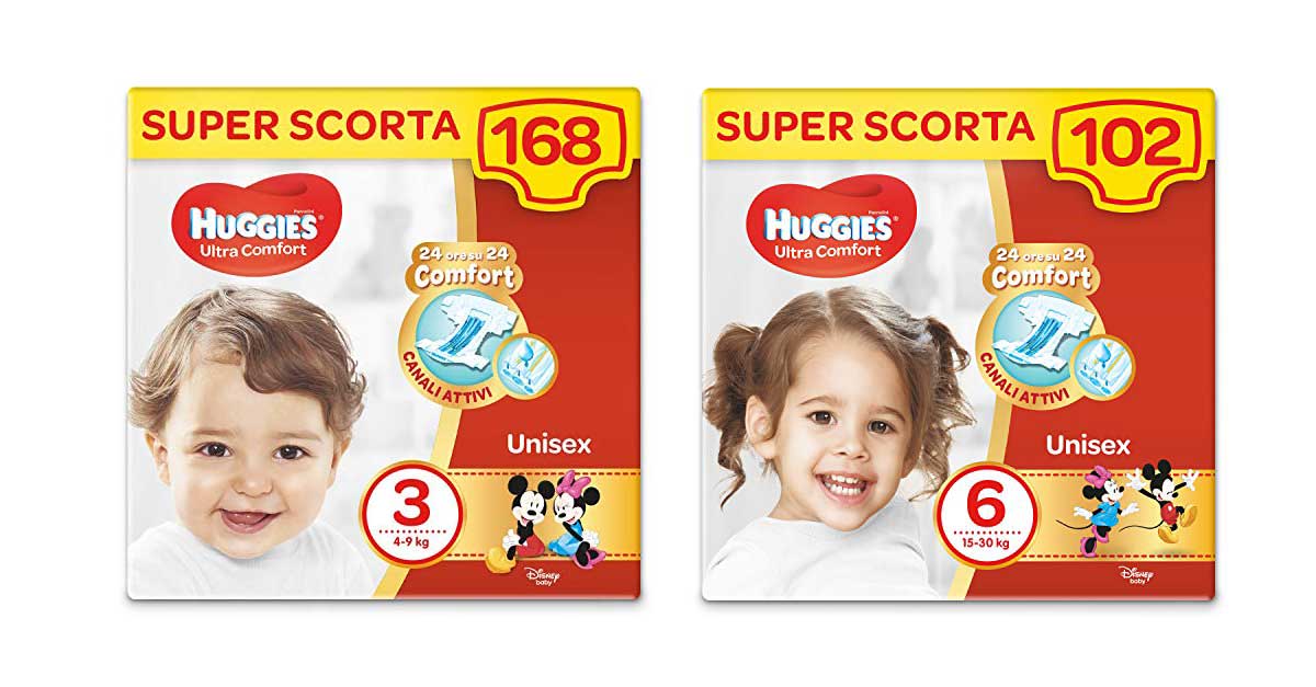 Promo Huggies su Amazon