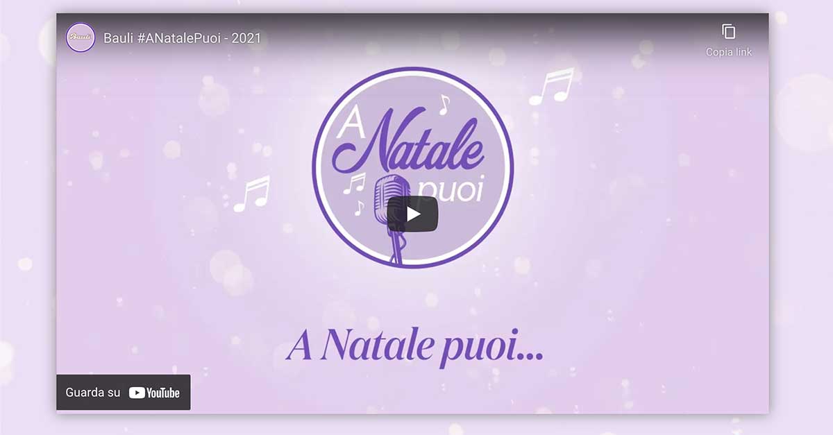 Bauli "A Natale puoi"