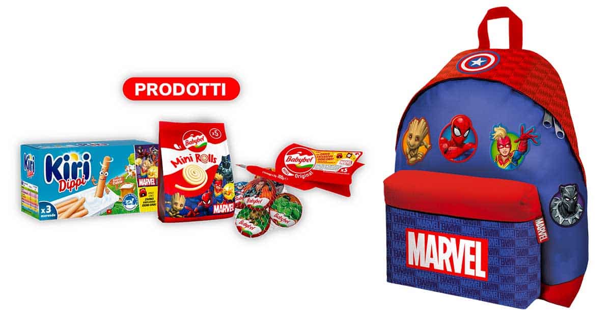 Vinci con gli snack Heroes Bel