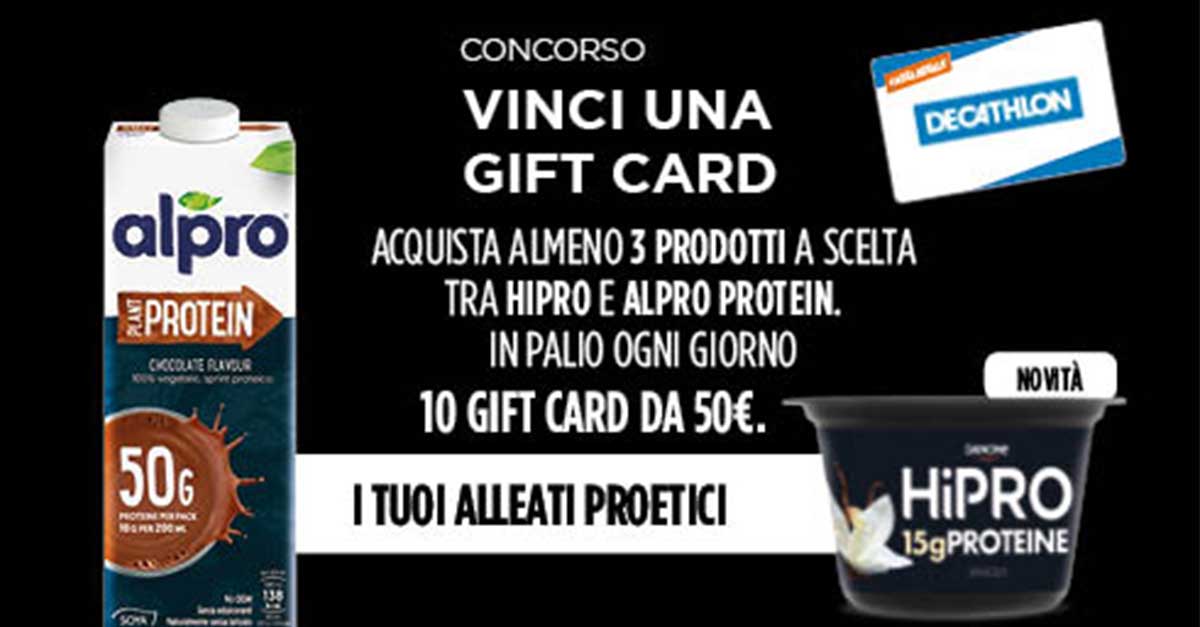 Vinci una gift card Decathlon