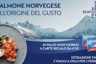 Concorso Salmone Norvegese Bennet carte regalo e viaggio Oslo 2026