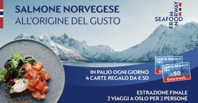 Concorso Salmone Norvegese Bennet carte regalo e viaggio Oslo 2026