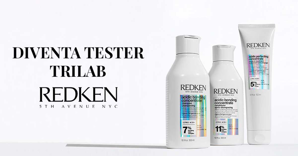 Diventa tester Redken Kit Acidic Bonding Concentrate per TRILAB