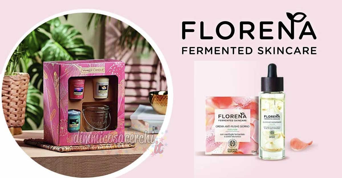 Premio sicuro Florena: in regalo un cofanetto di candele profumate