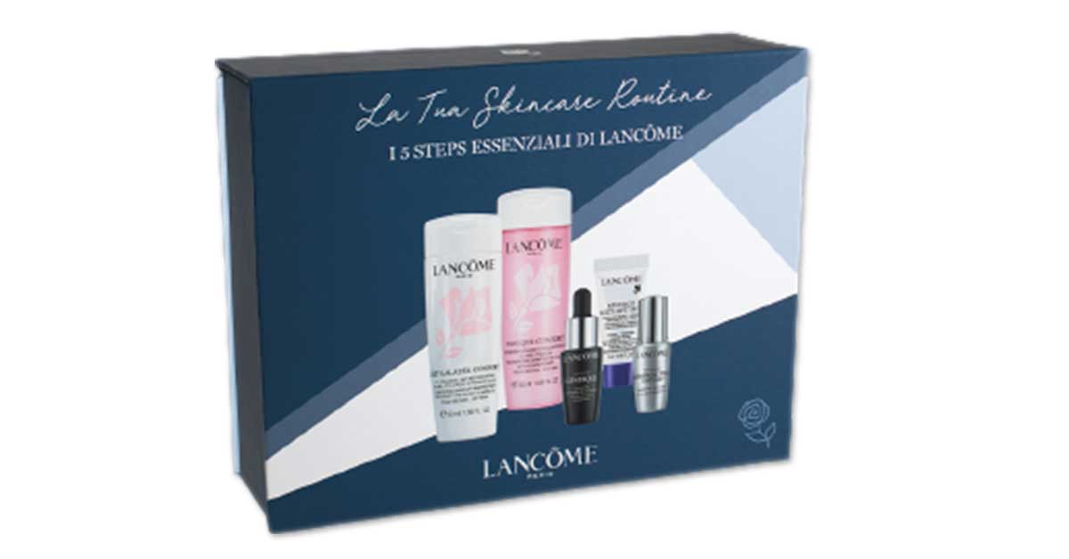 Vinci gratis il kit Skincare Lancome