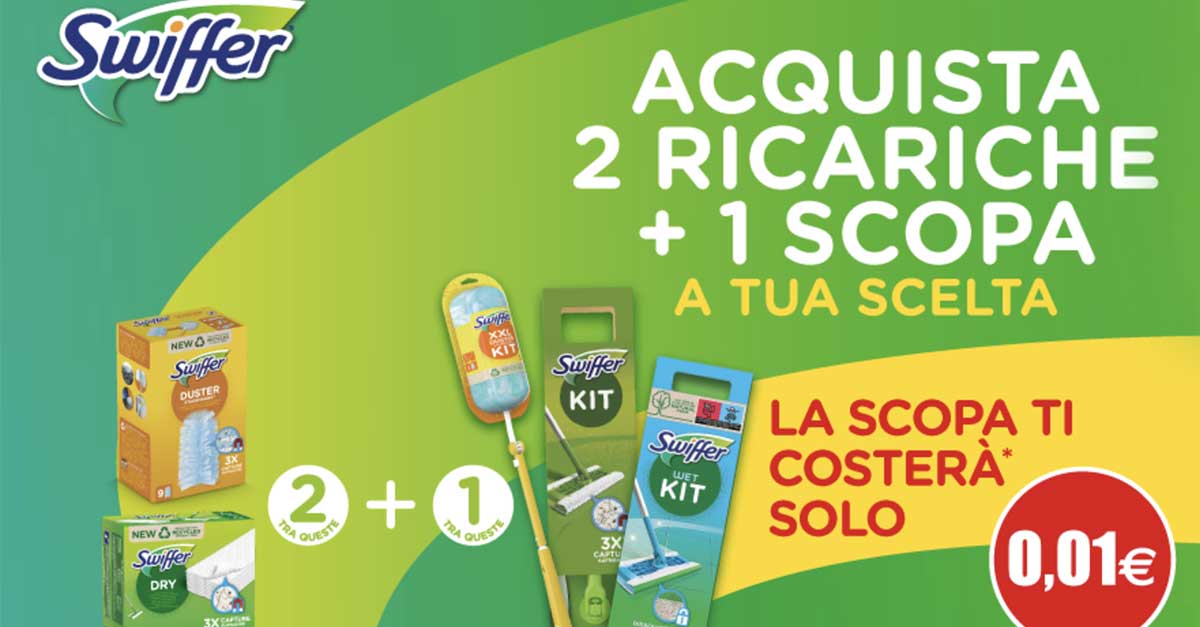 Cashback "Swiffer 1 centesimo