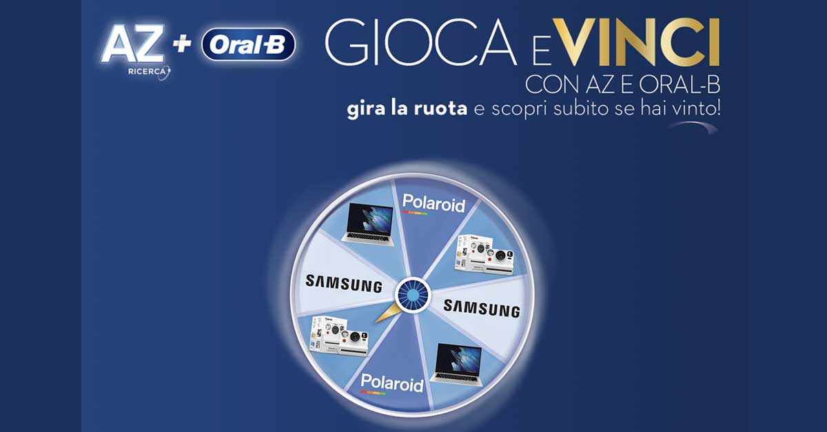 Concorso AZ e Oral-B "Ruota della fortuna