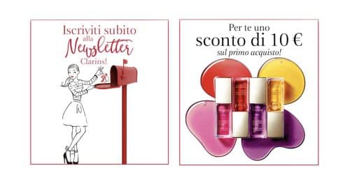 sconto clarins