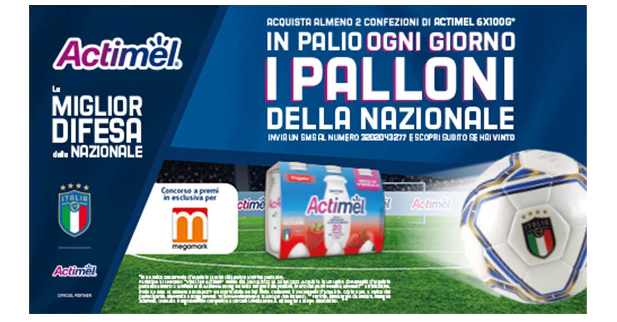 Concorso Actimel: vinci i palloni della Nazionale