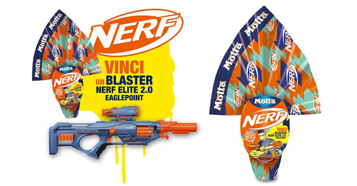 Con le uova di Pasqua Motta vinci premi Nerf