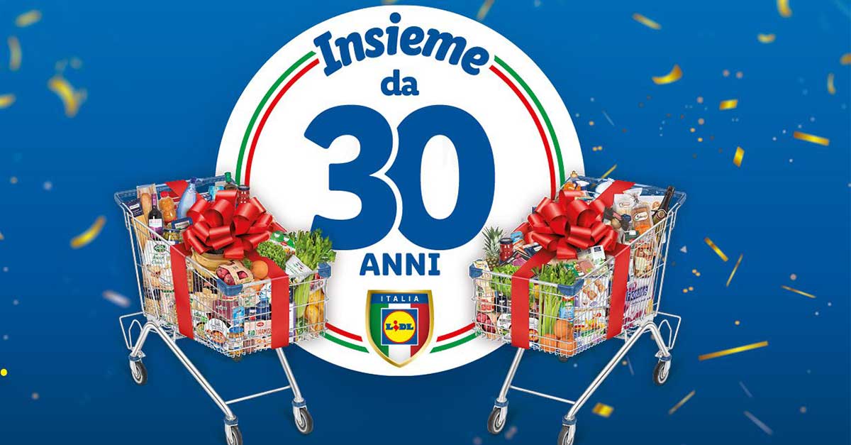 Concorso LIDL "Spesa per 30 anni
