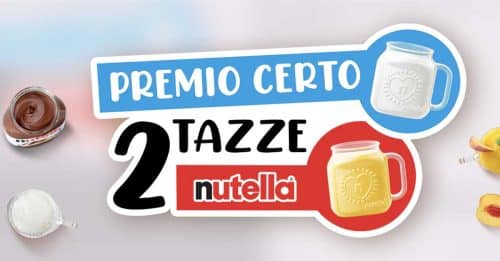 tazze nutella