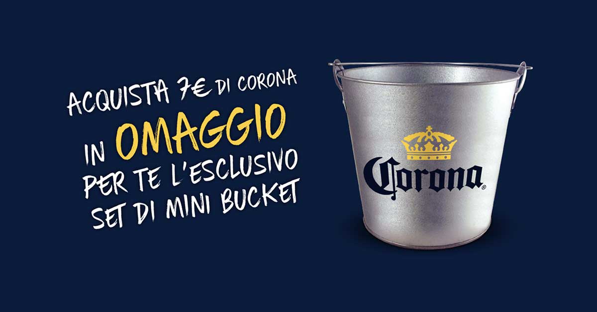 Birra Corona ti regala i mini bucket