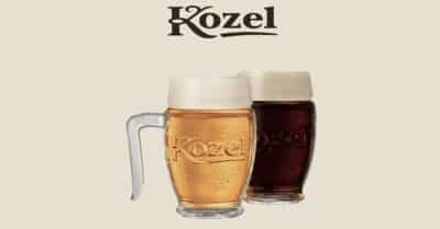 Boccale birra Kozel omaggio