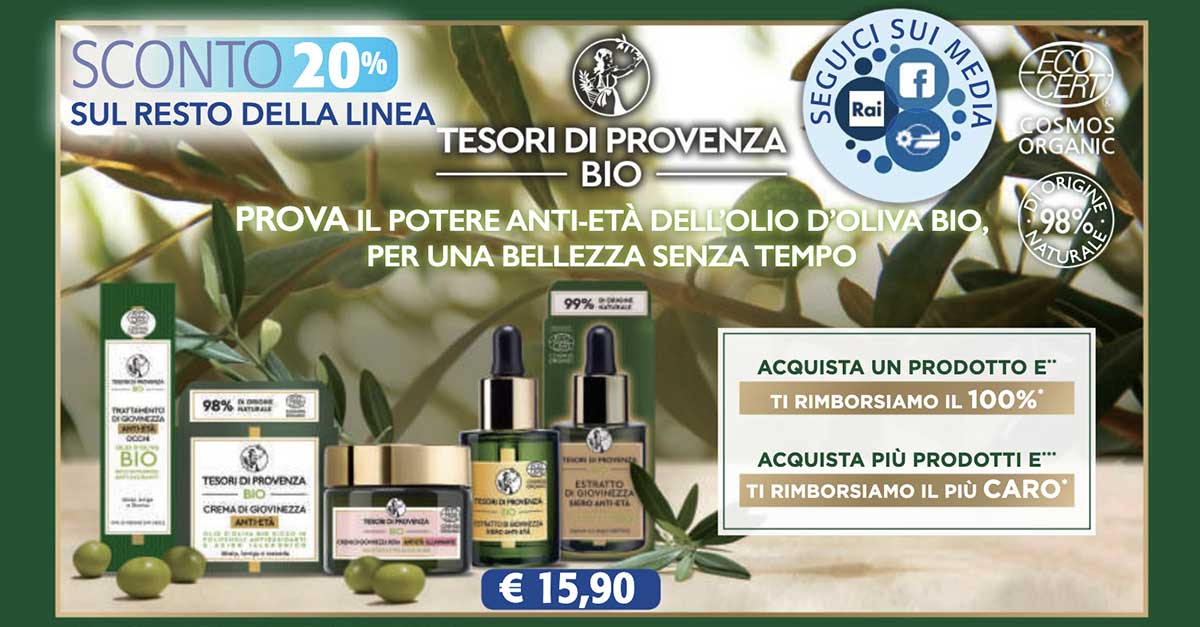 Cashback "Tesori di Provenza