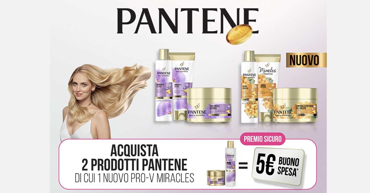 Pantene regala buoni spesa Conad