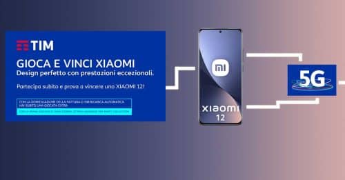 Vinci gratis Xiaomi 12 con Tim Party