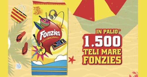 Concorso "Un'estate da leccarsi le dita": vinci 1.500 teli mare con Fonzies, TUC, Cipster e Ritz 3 Concorso Fonzies