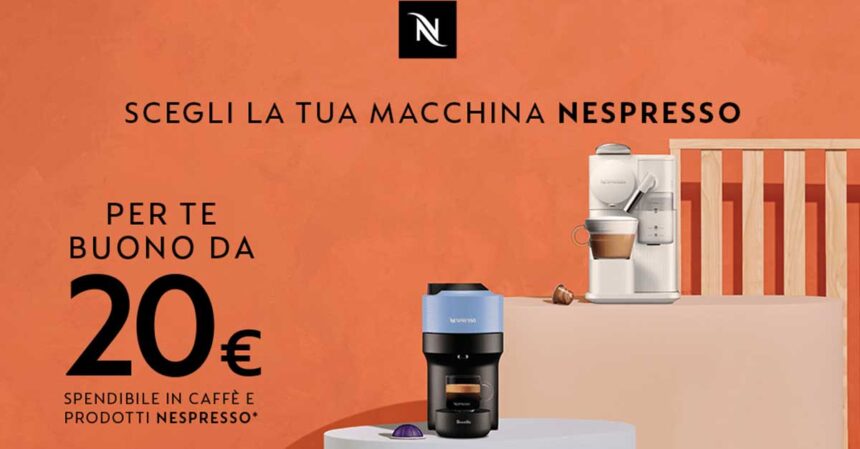 Promozione Nespresso: buono sconto Amazon
