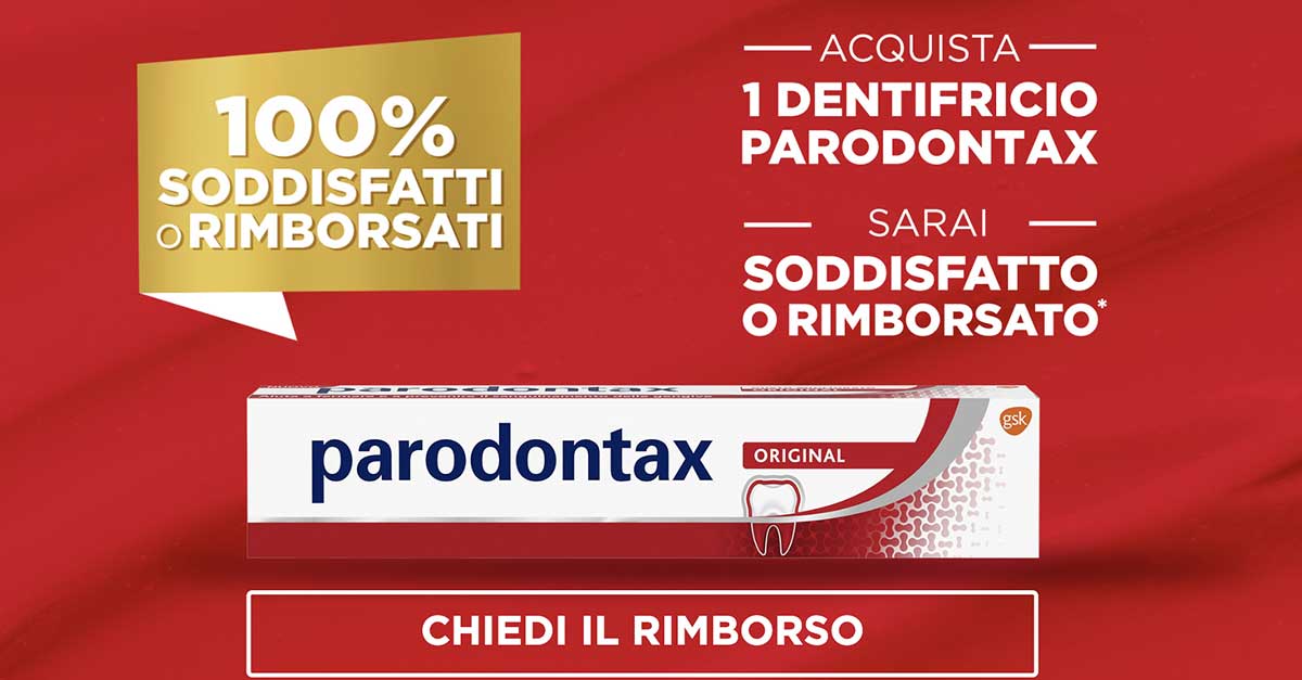 Soddisfatti o rimborsati Parodontax